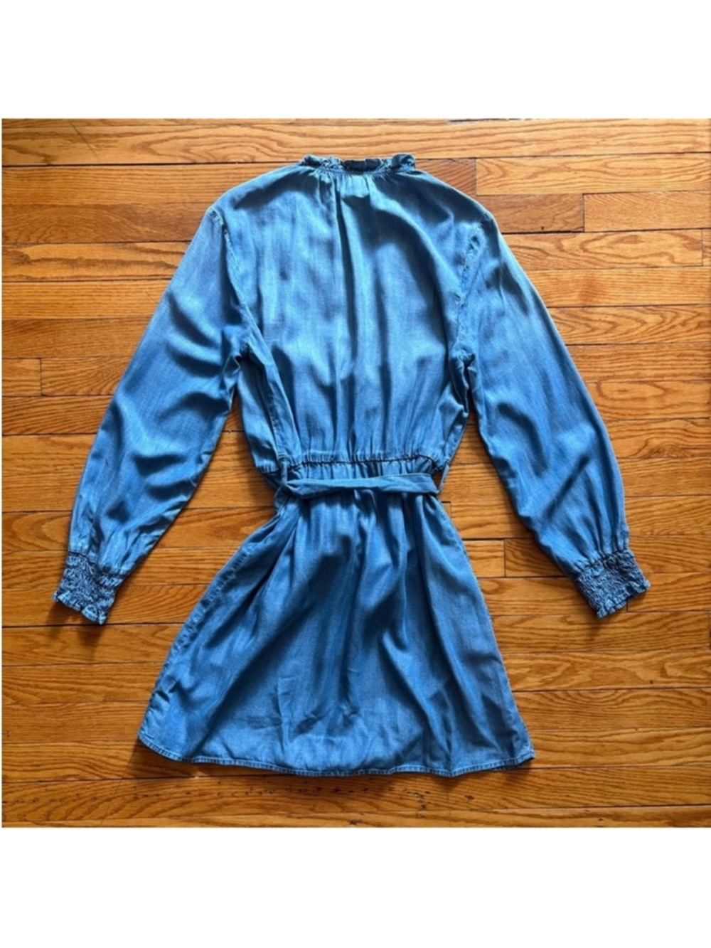 Cloth & Stone Ruffle-Neck Mini Dress - Picture 6 of 9
